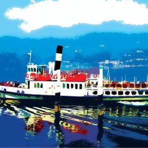 Steamer Boat Lake Como